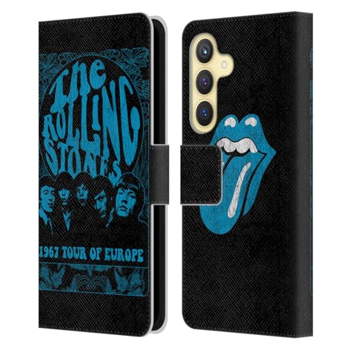 Funda de cuero premium The Rolling Stones para Samsung S24 5G