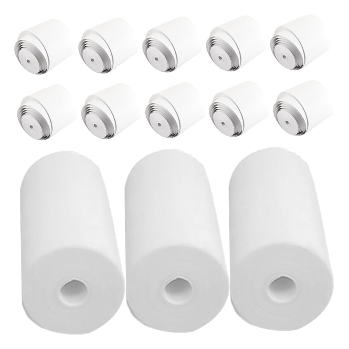 BUTIFULSIC 20 Pack Thermal Receipt Paper Rolls 55mm Width Credit Card Machine Paper for Supermarket