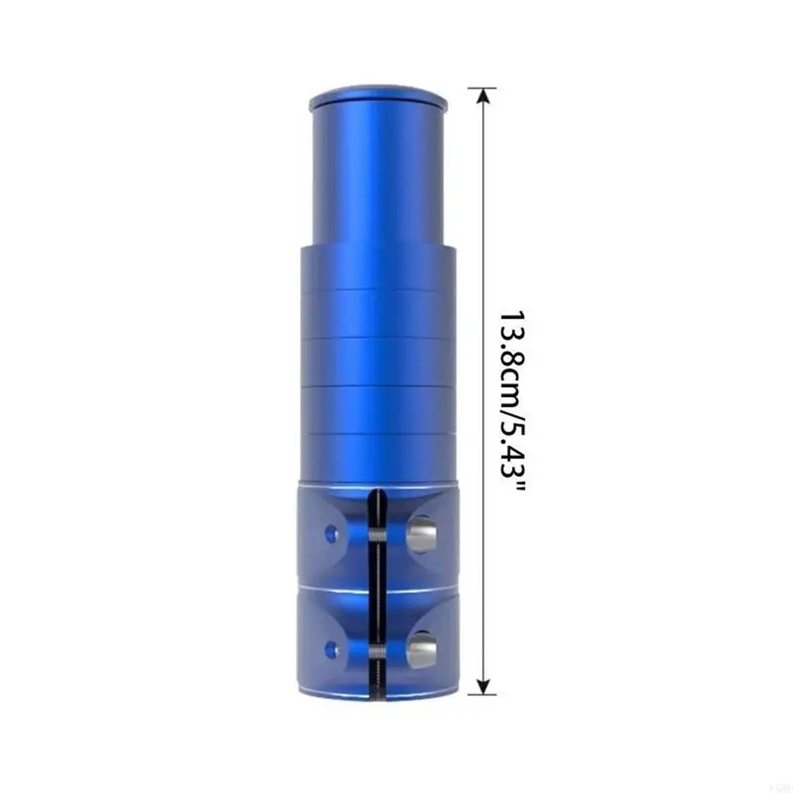 Prolunga Manubrio Rialzo 2 Pezzi Riser for Attacco Manubrio Bici in Lega di Alluminio Riser for Attacco Forcella Estensore for Attacco Manubrio Facile da Usare