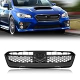 Hbzxqp 91121VA070 2015 WRX Front Bumper Grill Compatible with Subaru WRX 2015 2016 2017 Upper Grille Black