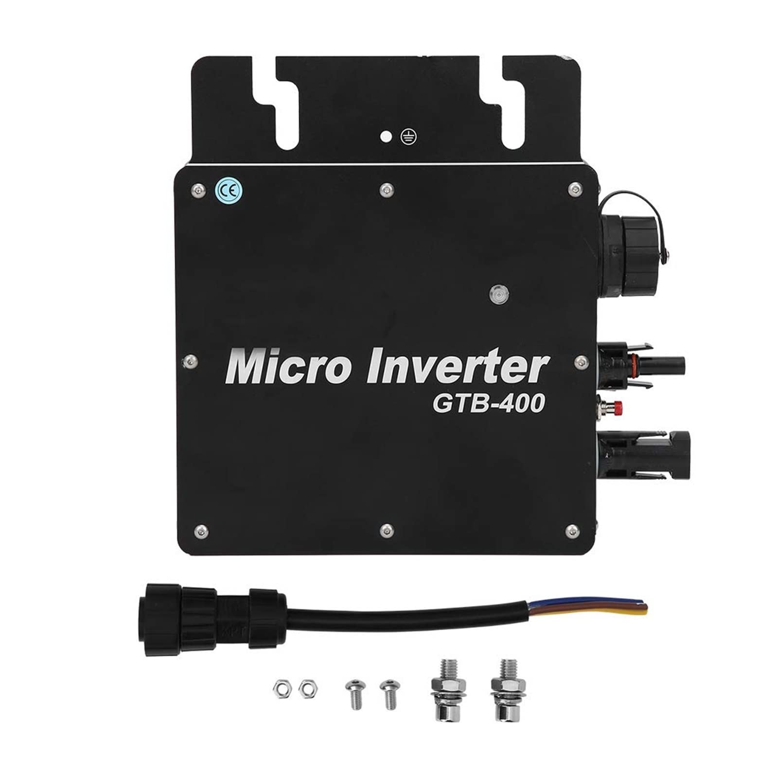 Falowniki sieciowe Micro Inverter 400 W, GTB-400 Solar Power Mains Inverter Mikroinwerter MPPT Pure Sine Waving (AC210-230) Mały system zasilania energią słoneczną do użytku