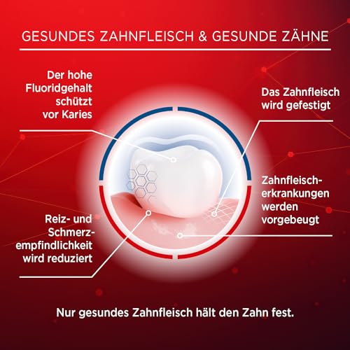 LACALUT AKTIV ZAHNCREME, 100ml Zahnpasta, sofort spürbare Straffung und Festigung des Zahnfleischs, effektive Zahnpflege & Zahnfleischpflege,1 x 100ml (Packung mit 5) – Bild 5