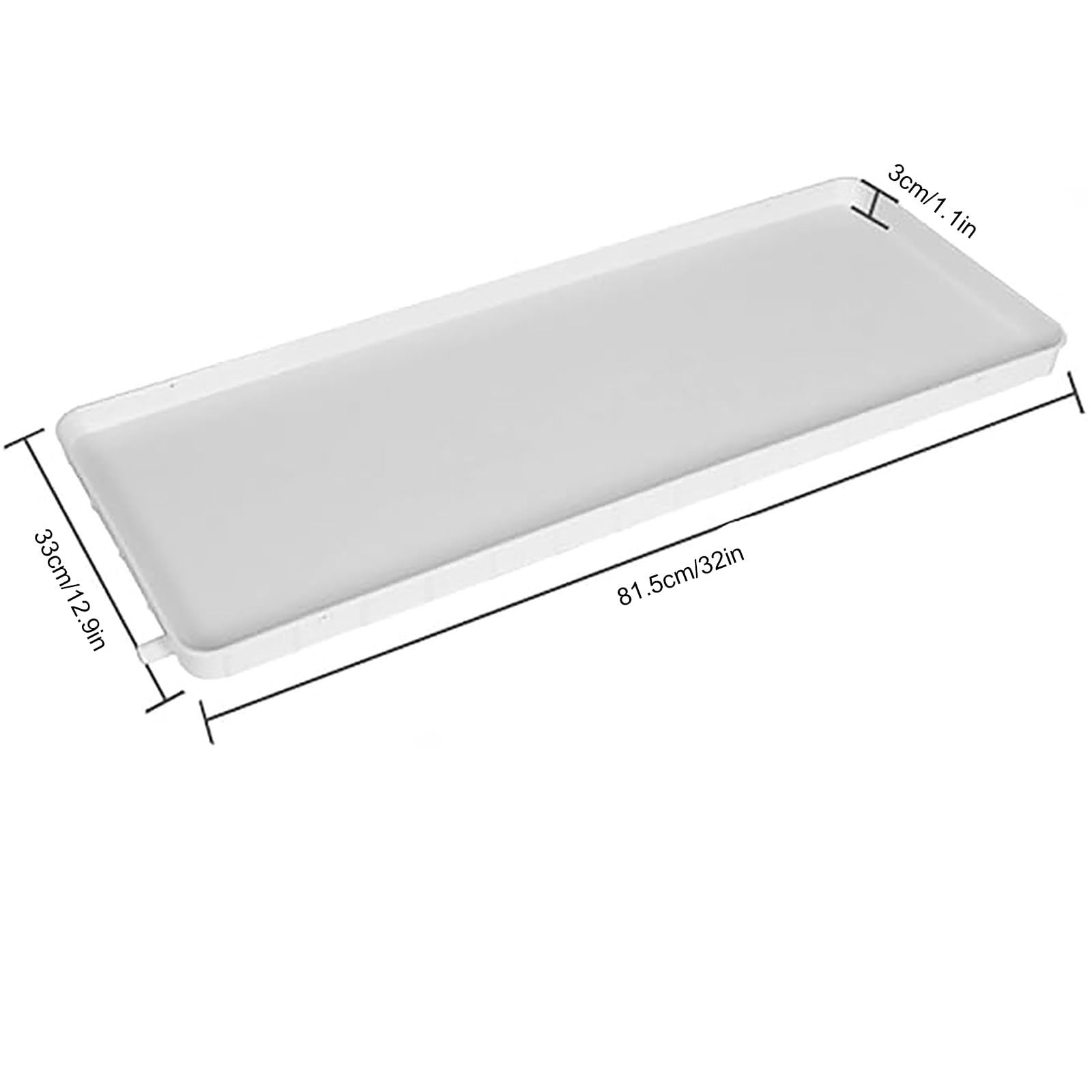 Vaschetta Raccogligocce Condizionatore，Vaschetta Condensa Condizionatore, Vaschetta Raccogli Condensa Climatizzatore con Kit Accessori di Scarico