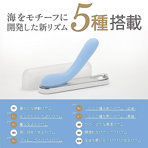 iroha(グッズ) mai RURI イロハ マイ ルリ× 水原希子 共同開発 充電式 バイブ 音波振動 深く 響く じんわり 立体的 防水 10パターン振動 3段階調整 - 画像2