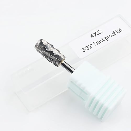 Miniatura 6 de QUNZHAO Brocas para uñas, broca de acero tungsteno, eliminación rápida de acrílico o gel duro, vástago de 332 pulgadas, para manicura, arte de uñas,