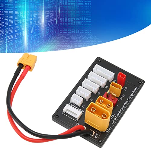 Plato multi cargador Five in One con conectores XT y JST miniatura 7