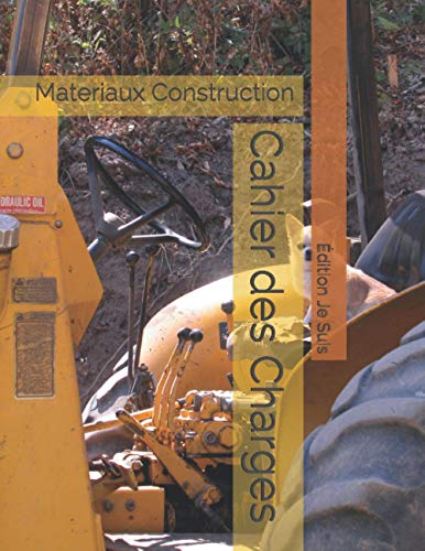 livre Cahier des Charges: Materiaux Construction