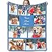 Pet Memorial Gifts - Custom Memorial Blankets for Loss of Pet Dog Cat - Personalized Picture Blanket with Dog Photos Text, in Loving Memory Blanket - 5 Size (Made in USA)