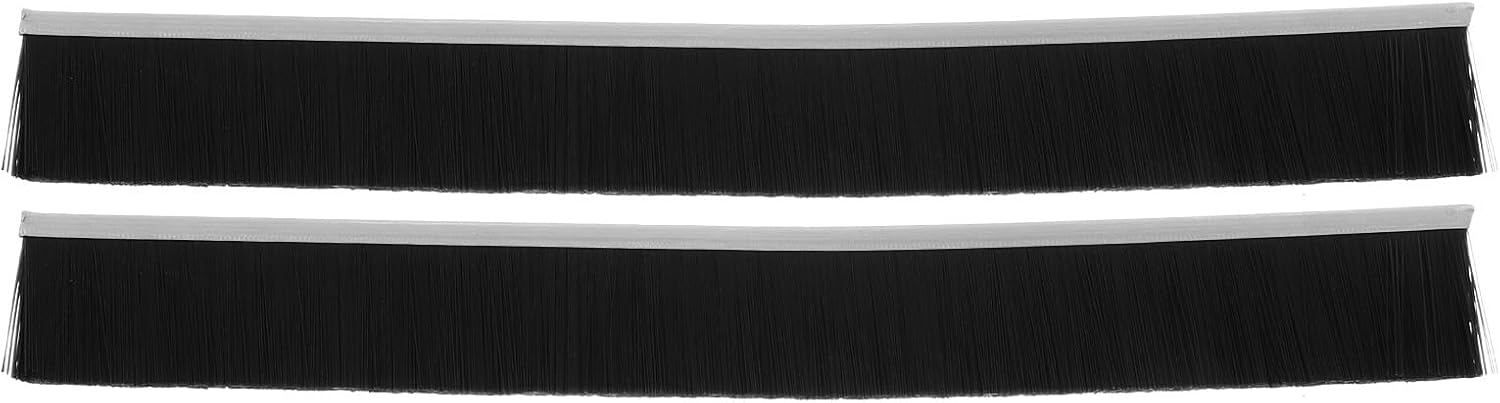 Ipetboom 2pcs Nylon Bristle Brush Seal Strip for Mailbox Lid Dustproof and Moisture Prevention, 30mm Bristle Height X 30cm Length, Mailbox Cleaning Brush for Home and Office Use