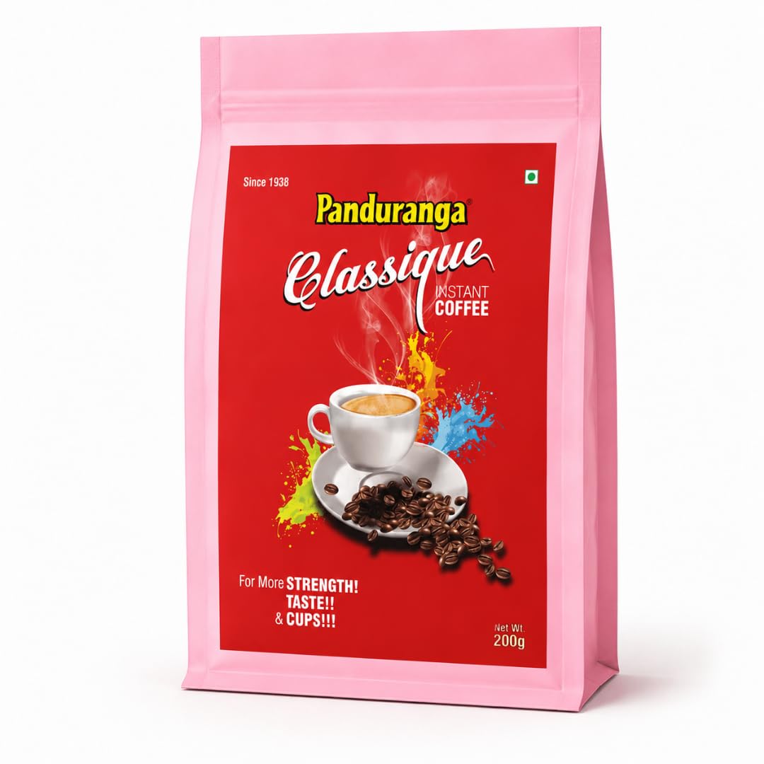 Panduranga Classique Instant Coffee | Strong & Rich Taste | Premium Blend | Easy to Prepare | 200 g-picture-11