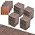 36 pcs 12"x12" Plastic Interlocking Deck Tiles Outdoor All Weather Waterproof Flooring Deck Tiles Patio Floor Tile for Pool Balcony Backyard Porch (12 * 12 INCH, Coffee, 36)