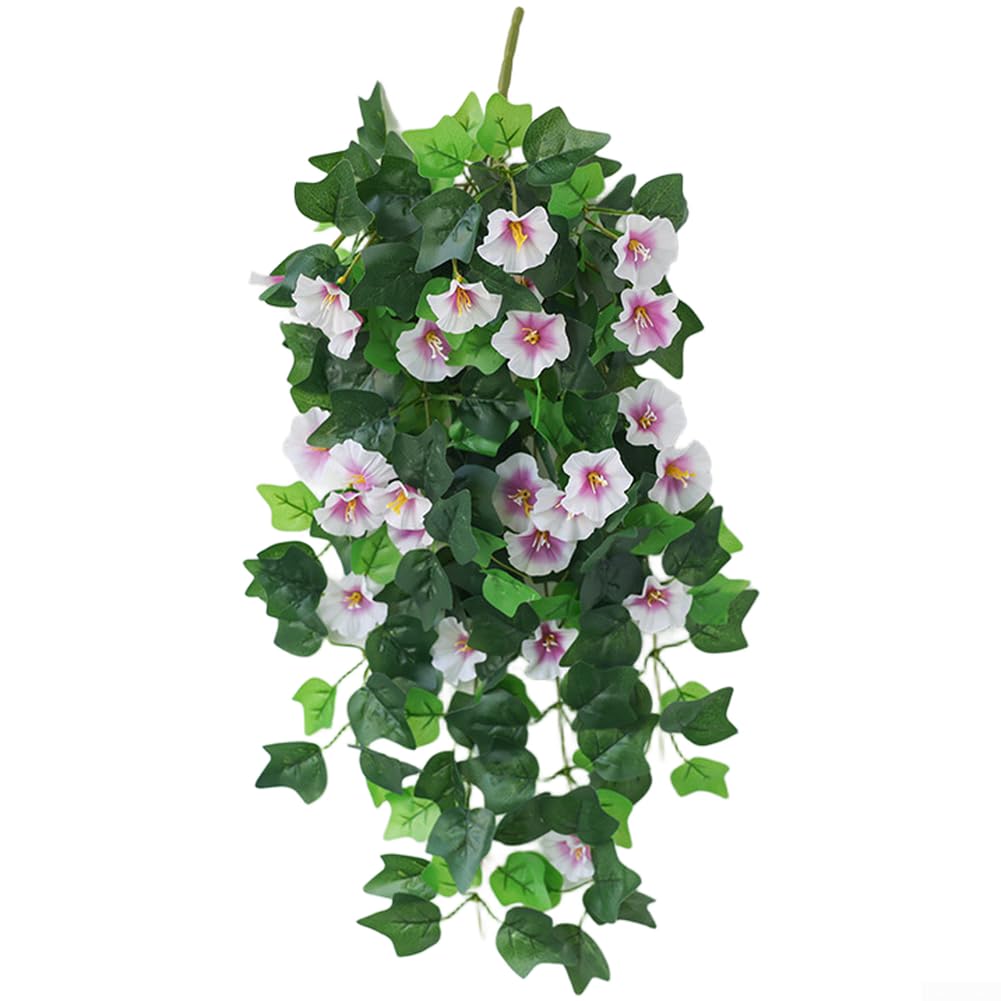 Silk Morning Glory, pianta rampicante finta, 63 cm, lunga
