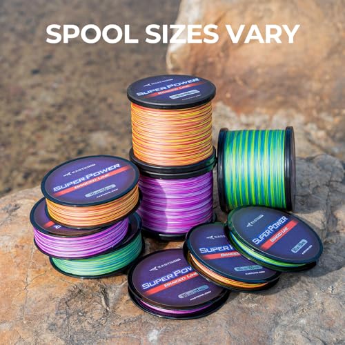 Image of KastKing SuperPower Braided Fishing Line - Abrasion Resistant Braided Lines - Incredible Superline - Zero Stretch - Smaller Diameter - A Must-Have!