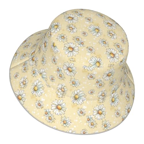 Image of Bucket Hat Double-Side-Wear Reversible Sun Hat Beach Travel Hiking for Women Men