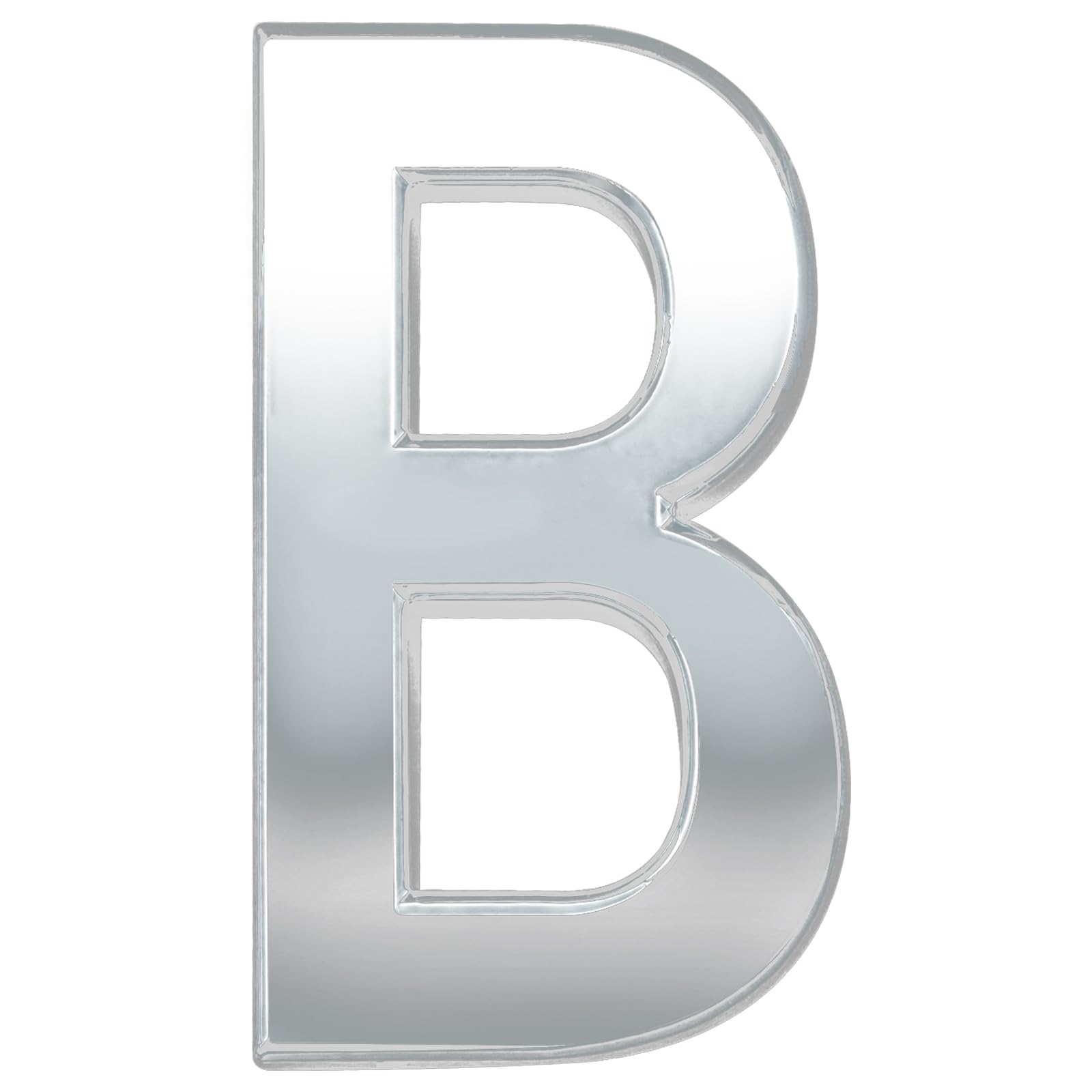 Self-Stick House Plaque Letter B Address Number Sign Single DIY Waterproof Mailbox Shop Garage Yard Party Garden Decoration