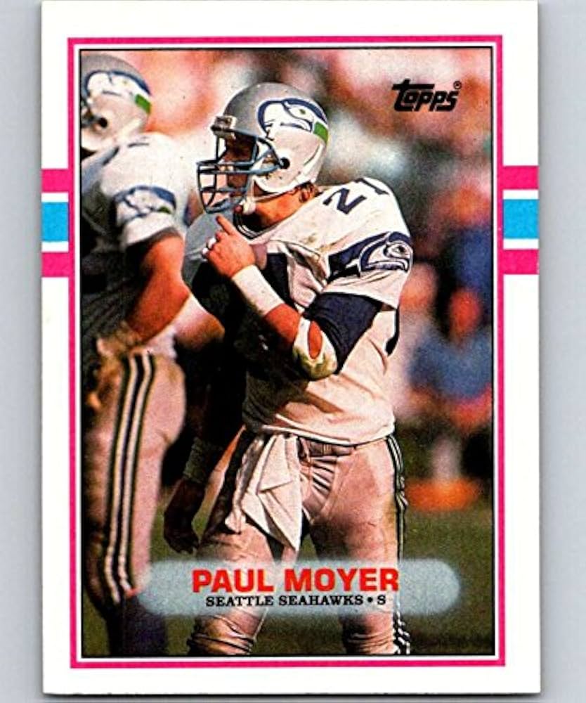 NFL1989トップス アメフト トレーディングカード Amazon.com: 1989 Topps #187 Paul Moyer Seahawks NFL Football