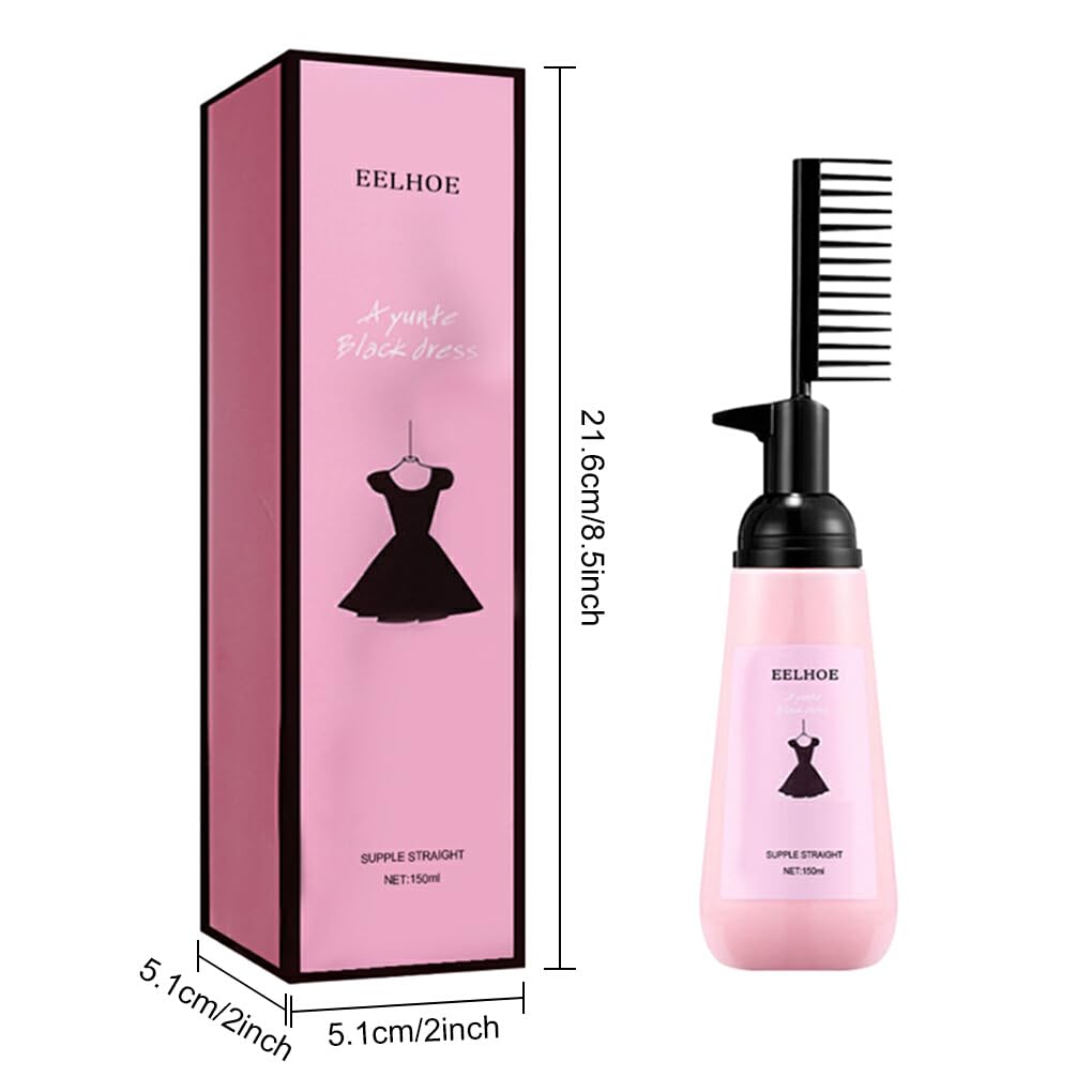 Crema para alisar el cabello rizado alisador portátil nutritivo