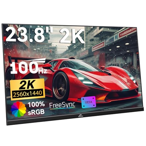 Amazon.co.jp: Kenowa 23.8インチ 2K 大型ポータブルモニター 100Hz