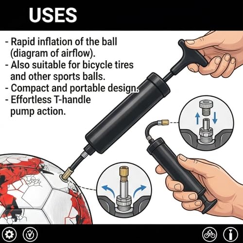 Image of Playzoo Football for All Ages Suited for The Grass Fields | Suitable for Grass |Practice Ball | Soccer Ball | for Men /Women | Football Size - 5 (Design2)
