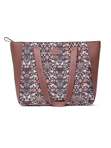 Image of ZOUK Women's Handcrafted Side Tote Bag and Handbag for Office and College