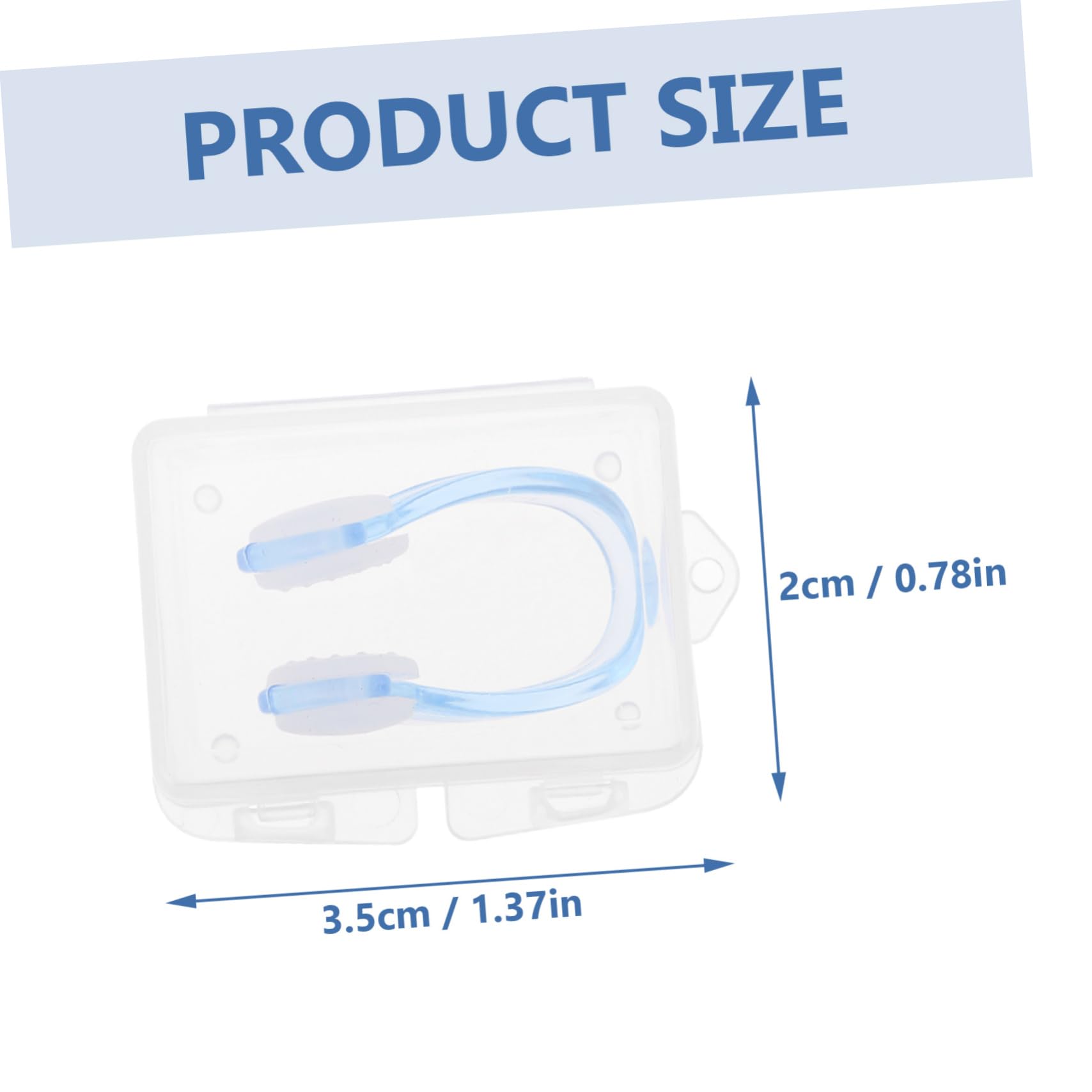 Baluue 5-pack Anti- Nose Clip Nose Clamps for Swimming Professional Swimmer Resistance Swim Supplies