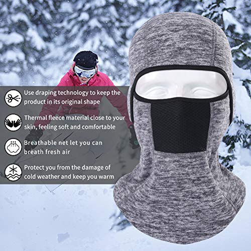 Thindust Winter Balaclava Ski Mask For Men Women, Thermal Fleece Windproof Breathable Full Face Mask Neck Warmer #TOP7