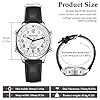 Hearkent Atomic British English Talking Watch for Blind or Visually impaired or Low Vision People Man and Woman Size (Silver Black, Woman) #5