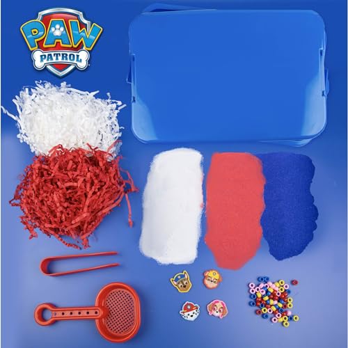 Image of Official Paw Patrol Seek & Find Sensory Bin, Ready-to-Use Sensory Toys, Sensory Bin for Kids with Lid, Play Sand, Scoops & Tongs, Sensory Toys for Toddlers 3-4