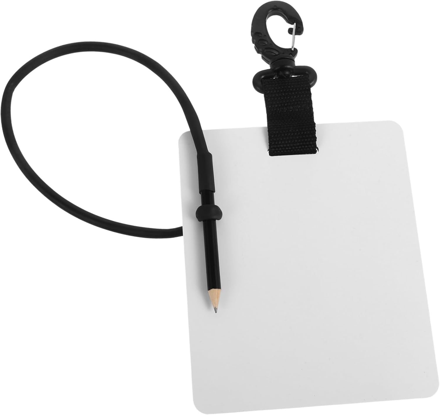 YARNOW 1pcs Underwater Writing Board Diving Notepad Pencil and Swivel Clip for Scuba Diving Snorkeling and Underwater Communication
