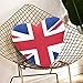 Cuscino a forma di cuore San Valentino Immagini di bandiera britannica Immagini di bandiera britannica Cuscini decorativi da donna Union Jack 13,78 X 13,78 pollici Cuscino a forma di cuore Regalo per