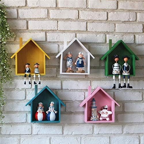 Woodsy Wall Hanging Shelves/Wooden Wall Shelves/Rack and Shelf/Display Shelf Hut Shape Multi-image-31