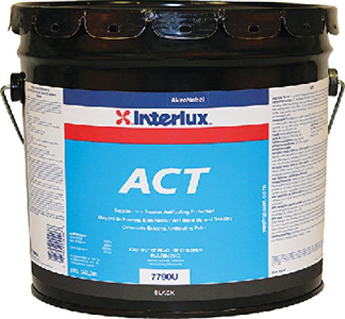 Interlux Y7790U/1 ACT Antifouling Paint - Black, Gallon