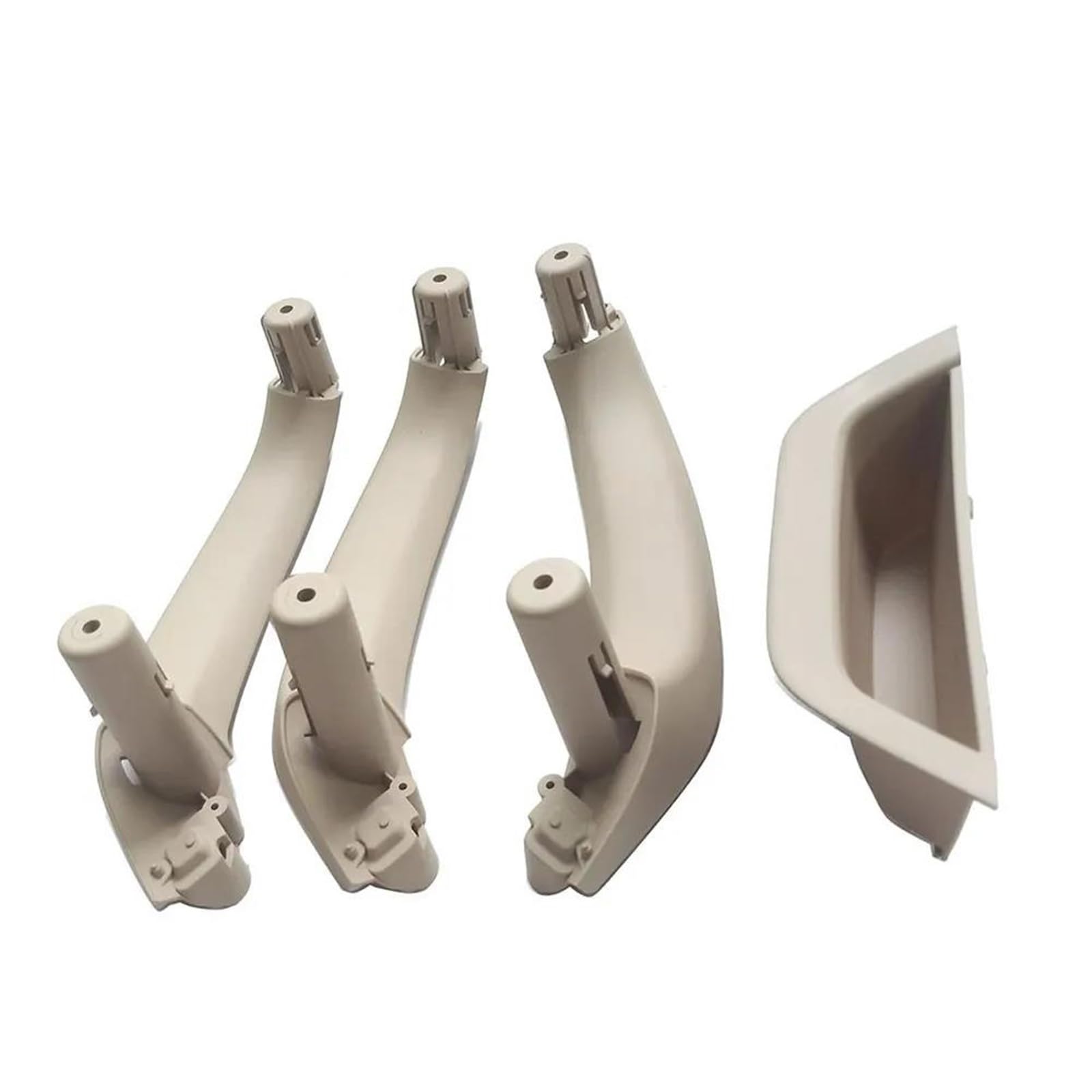 Lvxvmozeok One Color Interior Door Handle Armrest For X3 For X4 For F25 For F26 2010-2016 Lhd Rhd Car 4Pcs Door Inside Handle Cover Panel Inner Pull Trim(Rhd-Oyster)