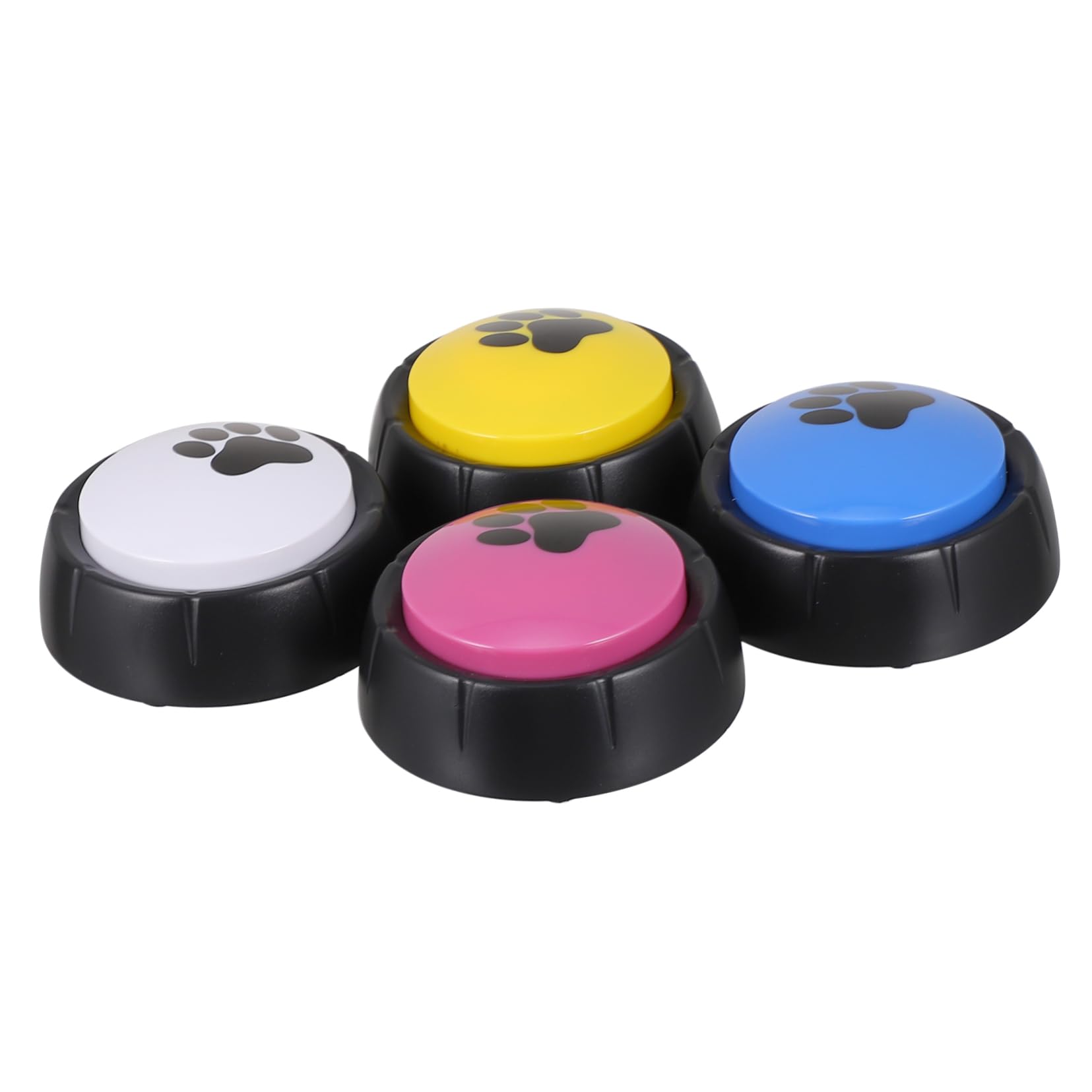 Sosoport Pets Toys 4pcs Pet Communication Button Voice Box Recording Playing Feature for Boys and Girls