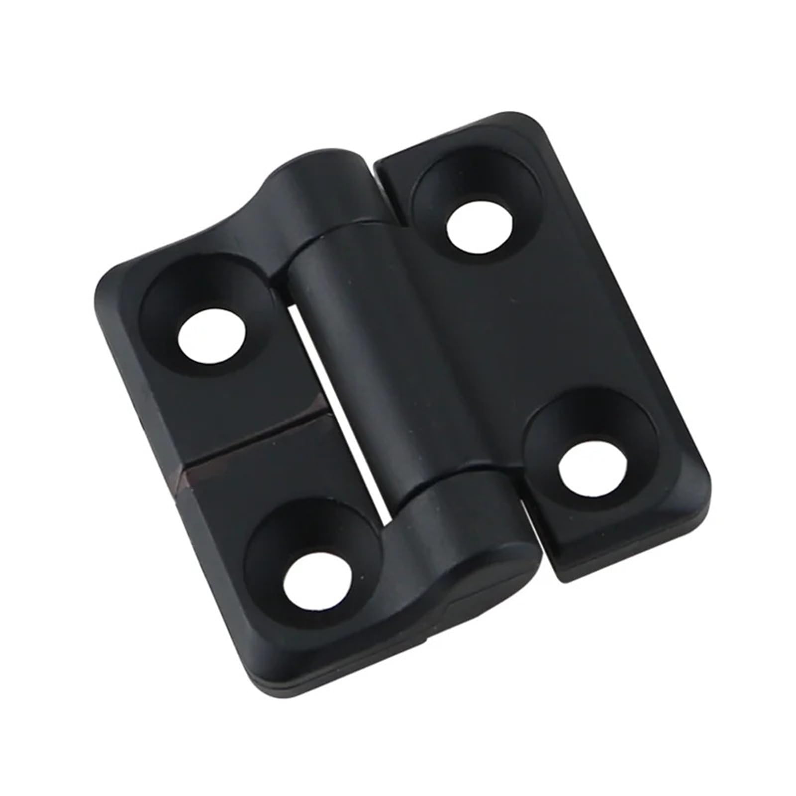 Rmwkrmogrf Zinc Alloy Black Square Damping Hinges Stop Industrial Electrical Equipment Hardware Accessories 1Pcs(3.2N.m)