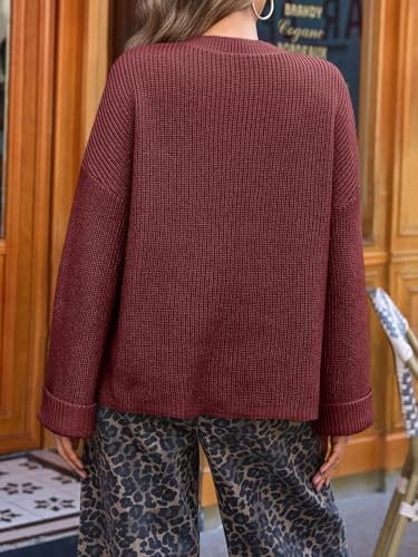 Saodimallsu Womens Cardigan Sweaters 2025 Button Down Long Sleeve Knit Outerwear Oversized Fashion Chunky Open Front Coats3