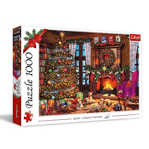 Trefl - Noël s’Approche - Puzzle 1000 éléments - Puzzle de Noël, La Magie de Noël, Puzzles Classiques pour Adultes et Enfants à partir de 12 Ans