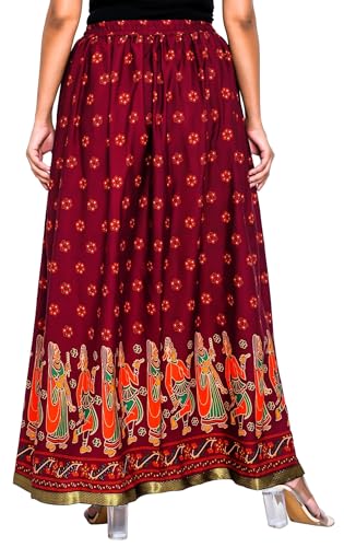 Image of Premium Polyester Long Skirt for Women, Free Size