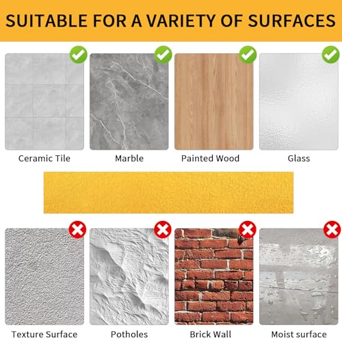 Image of Anti Slip Tape 6 inch x 30FT, Light Yellow Heavy Duty Waterproof Non-Slip Safety Traction Grip Tape for Indoor Outdoor Stairs, Steps, Ramps, Walkways and Pool