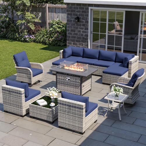 Image of Outdoor PE Wicker Rattan Modular Patio Sectional Sofa Set