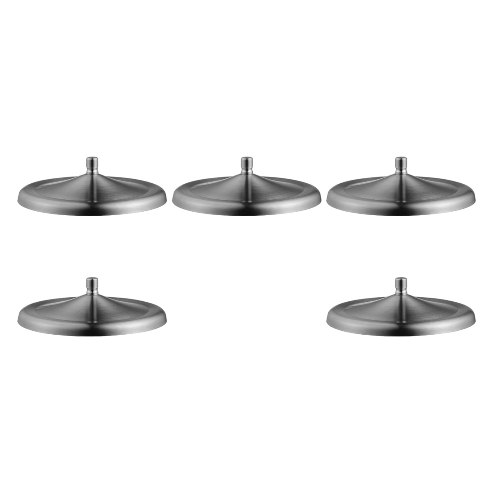 5Pcs Stainless Steel Shatterproof Cup Lid Easy to Clean for Hot Drink Universals for Bottles and Mugs Stainless Steel Cup Lid