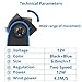 12V Car Fan,2 Speed Electric Cooling Fan,Blue Portable Cold Air Fans with Car Cigarette Lighter Plug,Squirrel Cage Fan for All Vehicles,Car Amplifier Cooling Fans