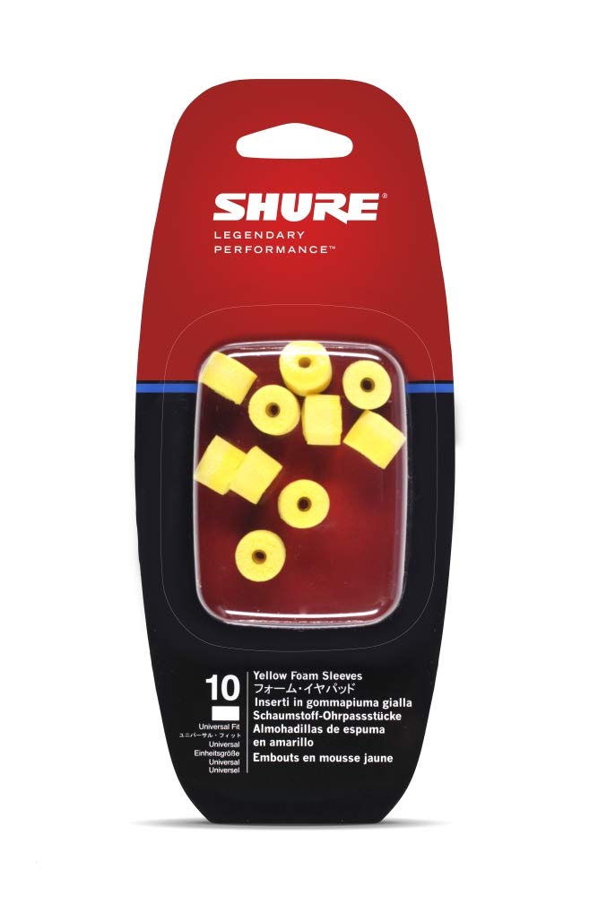 【中古】SHURE イヤーパッド EAYLF1 (5ペア) イエロー EAYLF1-10 【国内正規品】 Amazon.com: Shure EAYLF1-10 Yellow Foam Sleeves (10 Included/5