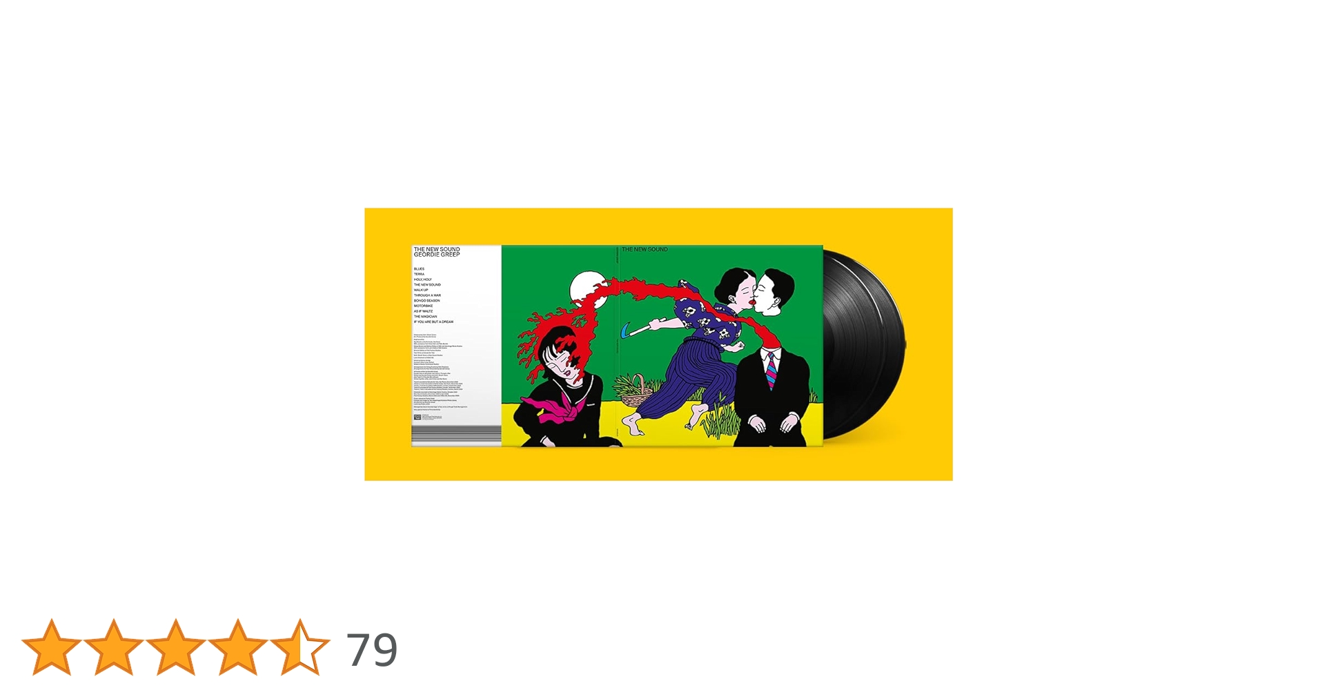 GEORDIE GREEP THE NEW SOUND レコード 7インチ付き New Sound (帯付/オルタネイティブジャケット/2枚組アナログ