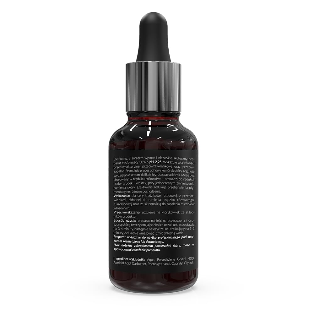 Apis AZELAIC TERAPIS Acido azelaico 30% - 30 ml - Antibatterico, antinfiammatorio, aiuta a ridurre la desquamazione, rigenerante, riduce l’iperpigmentazione, per pelle a tendenza acneica
