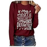 Outwearpullover Komfortabel Winter Langarm Rundhals Sweatshirt Hoodiepulli Teenager Mädchen Oberteil für Sweatshirt Party