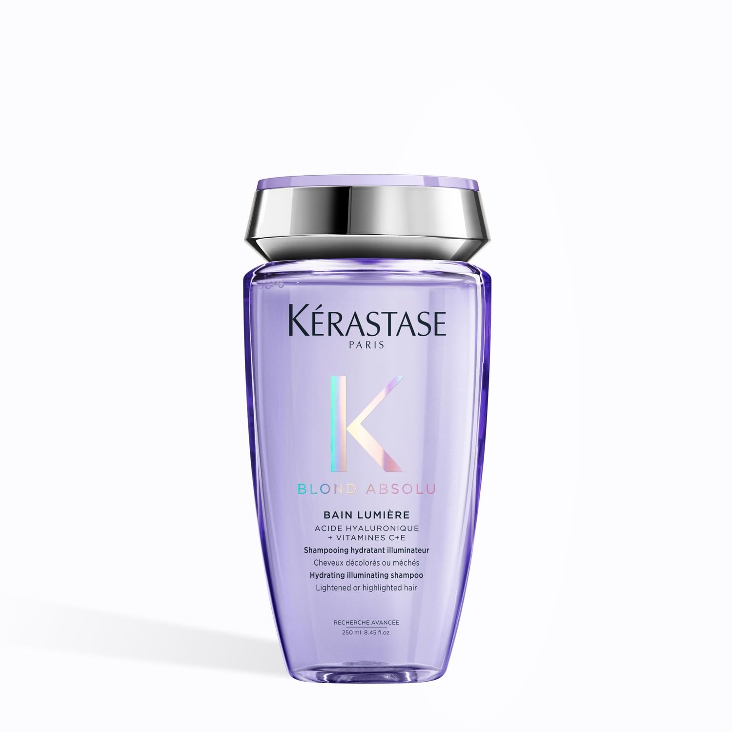 KERASTASE Blond Absolu - Bain Lumière - Shampoing Hydratant & Illuminateur - Cheveux 8 fois Plus Brillants & 11 Fois plus Forts - Cheveux Blonds Décolorés ou Méchés - 250 ml