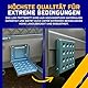 AUTOLIGHT 24 Klappbare LKW-Trittstufe aus verzinktem Stahlblech | 190 x 190 x 172 mm | Klapptritt Steighilfe für LKW, Anhänger, Wohnmobil, Transporter | Abrutschsicher & platzsparend | 1er Pack