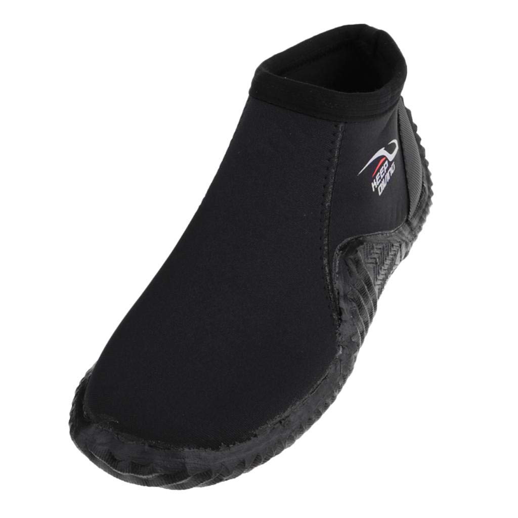 Colcolo Stivali da Sub Acquatici in Gomma Neoprene 7mm, Nero, 2XL