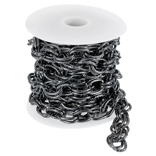 Chaîne en aluminium gris de 2,5m pour création de bijoux